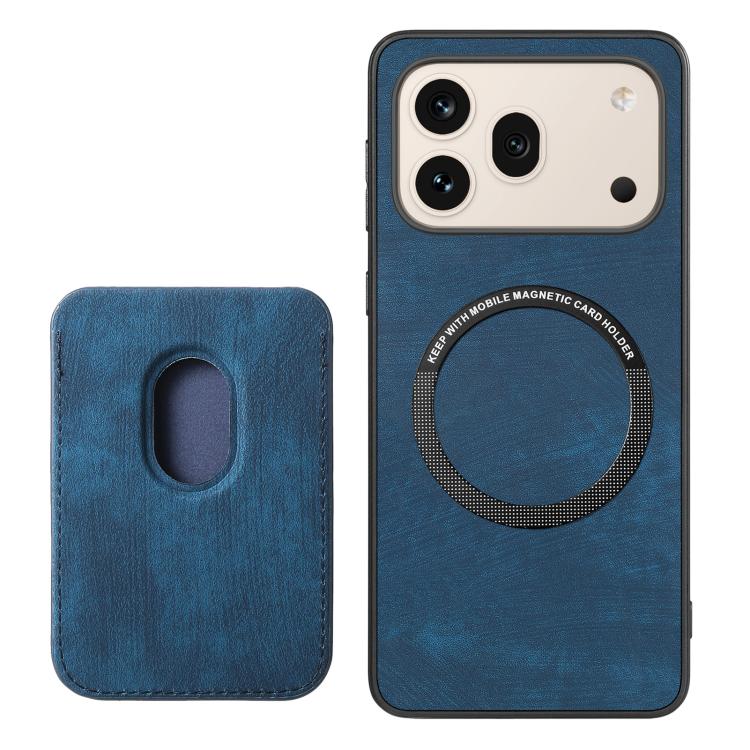 For Honor 600 Global Retro Leather Card Bag Magnetic Phone Case