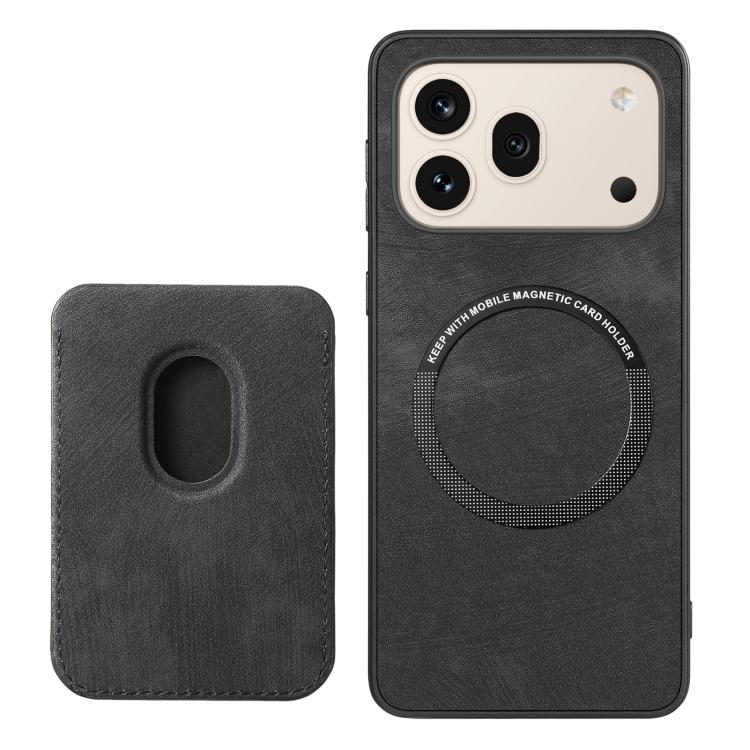 For Honor 600 Global Retro Leather Card Bag Magnetic Phone Case