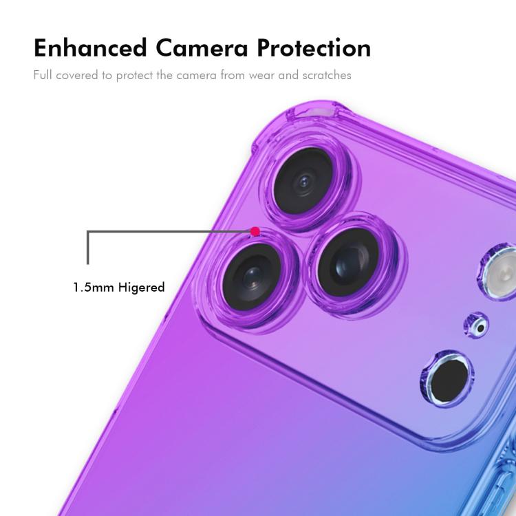 For iPhone 17 Pro ENKAY Hat-Prince Gradient Airbag TPU Phone Case
