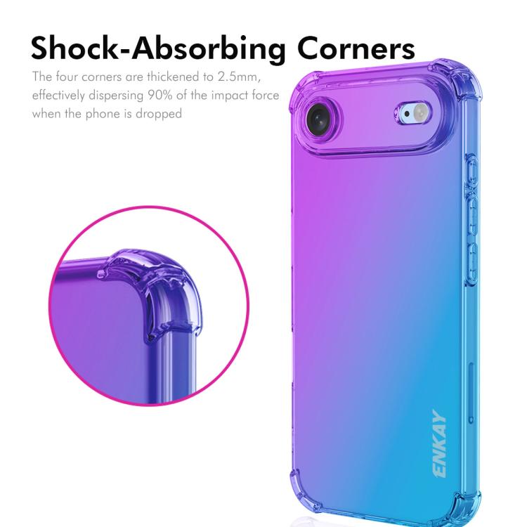 For iPhone Air ENKAY Hat-Prince Gradient Airbag TPU Phone Case