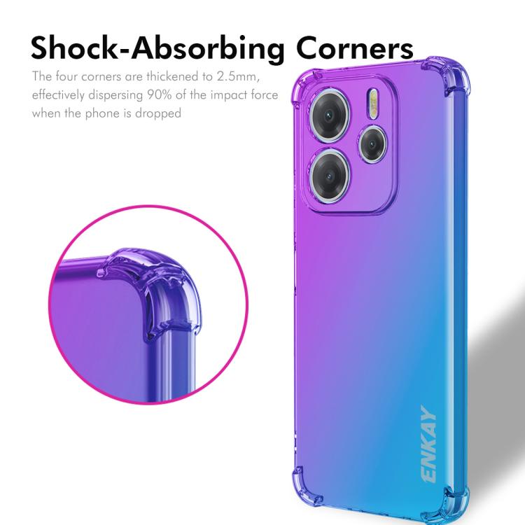 For Redmi Note 14 5G ENKAY Hat-Prince Gradient Airbag TPU Phone Case
