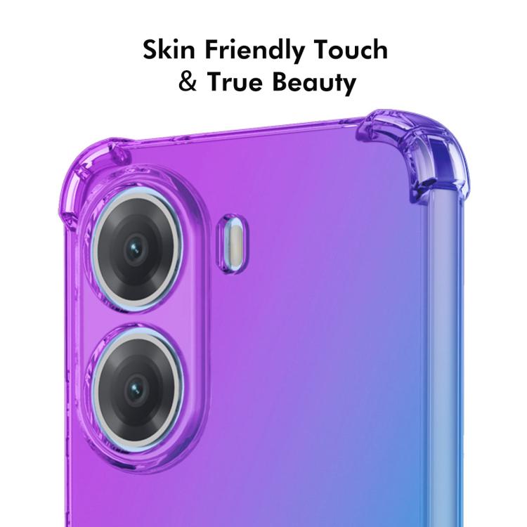 For Xiaomi Poco X7 Pro / Redmi Turbo 4 ENKAY Hat-Prince Gradient Airbag TPU Phone Case
