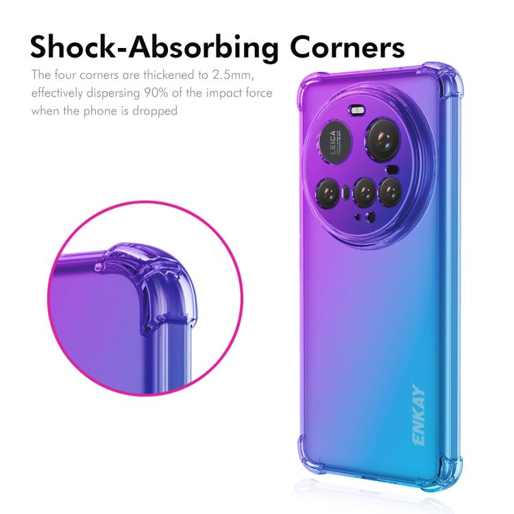 For Xiaomi 15 Ultra ENKAY Hat-Prince Gradient Airbag TPU Phone Case