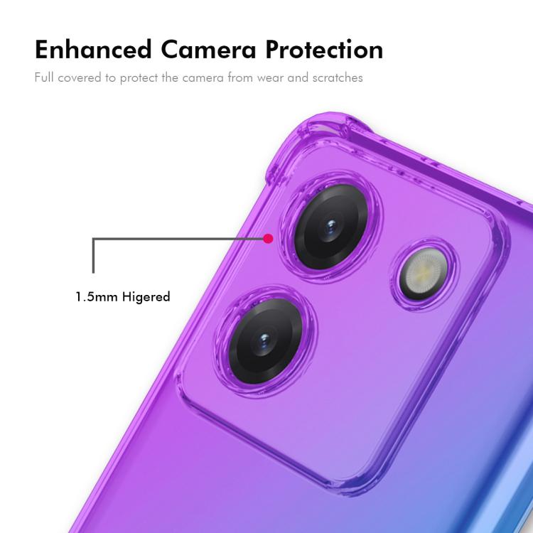 For Xiaomi Poco M7 Pro ENKAY Hat-Prince Gradient Airbag TPU Phone Case