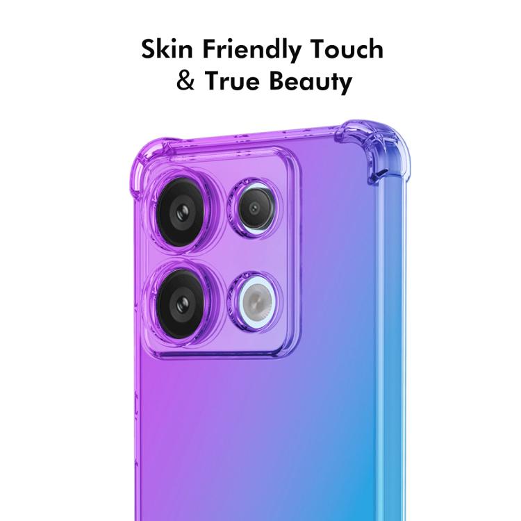 For Redmi Note 14S 4G ENKAY Hat-Prince Gradient Airbag TPU Phone Case