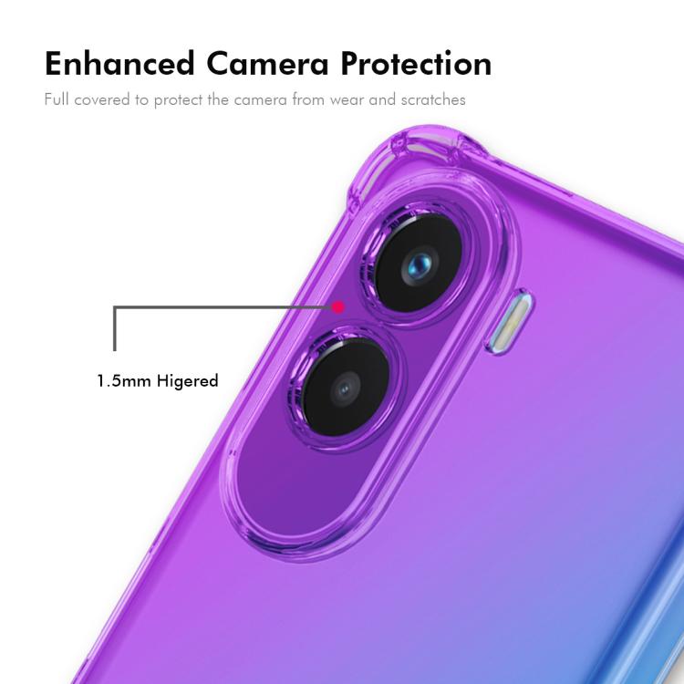 For Xiaomi Poco M7 4G 169mm ENKAY Hat-Prince Gradient Airbag TPU Phone Case