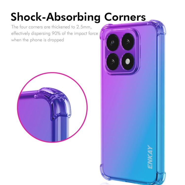 For Xiaomi 15T ENKAY Hat-Prince Gradient Airbag TPU Phone Case