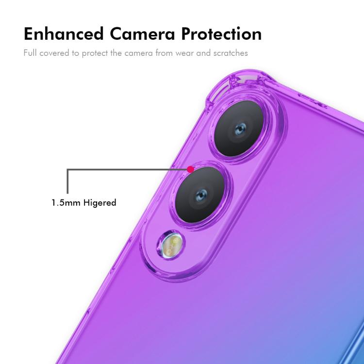 For Samsung Galaxy S25 Edge 5G ENKAY Hat-Prince Gradient Airbag TPU Phone Case