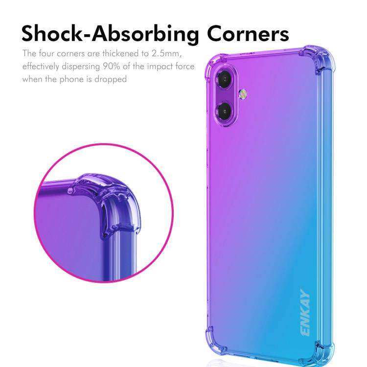 For Samsung Galaxy M06 / F06 ENKAY Hat-Prince Gradient Airbag TPU Phone Case