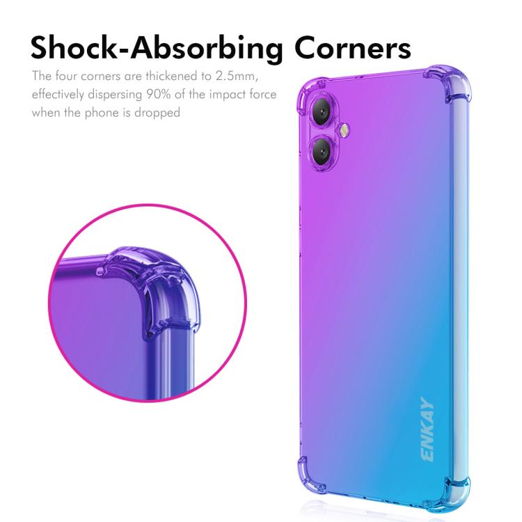 For Samsung Galaxy A07 ENKAY Hat-Prince Gradient Airbag TPU Phone Case