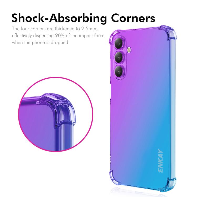 For Samsung Galaxy A17 ENKAY Hat-Prince Gradient Airbag TPU Phone Case