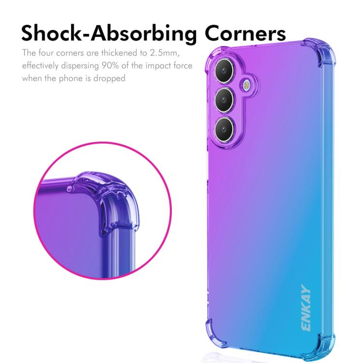 For Samsung Galaxy A57 ENKAY Hat-Prince Gradient Airbag TPU Phone Case