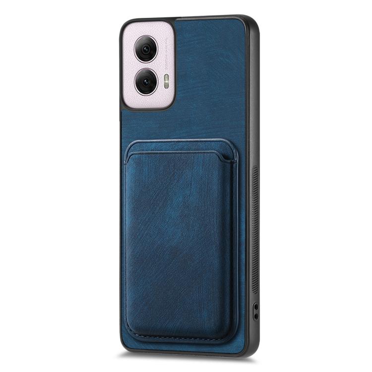 For Motorola Moto G Power 5G 2024 Retro Leather Card Bag Magnetic Phone Case