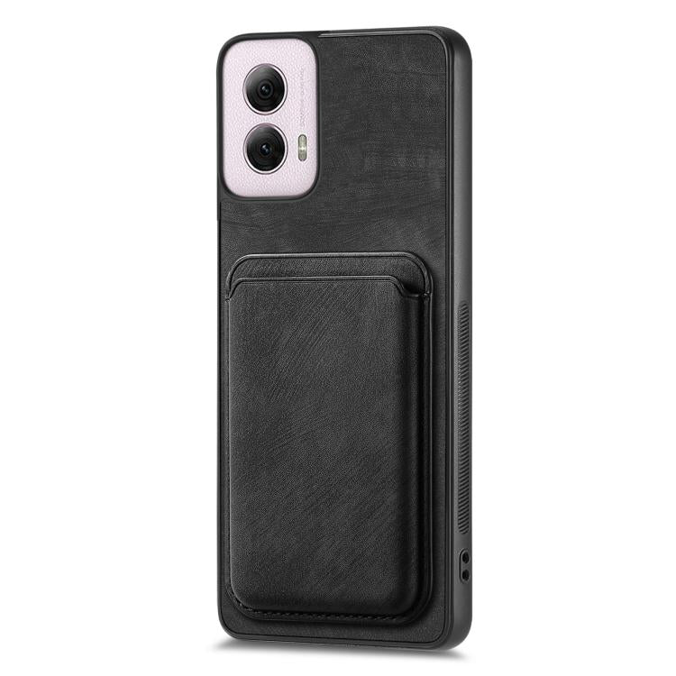 For Motorola Moto G Power 5G 2024 Retro Leather Card Bag Magnetic Phone Case