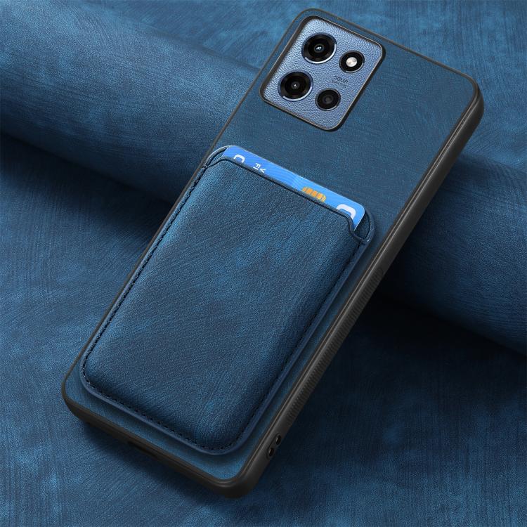 For Motorola Moto G 5G 2025 Retro Leather Card Bag Magnetic Phone Case