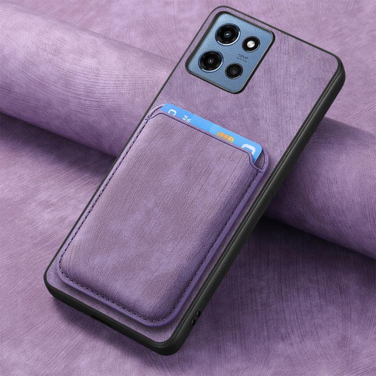 For Motorola Moto G 5G 2025 Retro Leather Card Bag Magnetic Phone Case