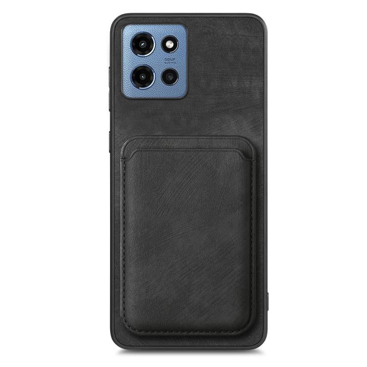 For Motorola Moto G 5G 2025 Retro Leather Card Bag Magnetic Phone Case