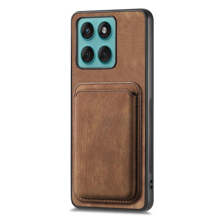 For Motorola Moto Edge 60 Fusion Retro Leather Card Bag Magnetic Phone Case