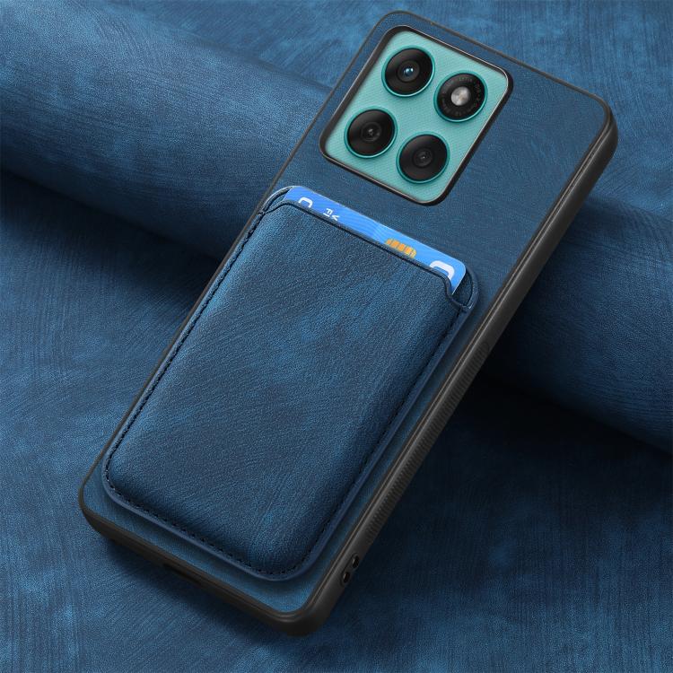 For Motorola Moto Edge 60 Fusion Retro Leather Card Bag Magnetic Phone Case