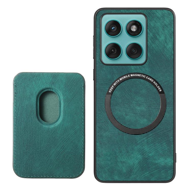 For Motorola Moto Edge 60 Fusion Retro Leather Card Bag Magnetic Phone Case