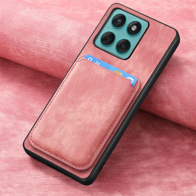 For Motorola Moto Edge 60 Fusion Retro Leather Card Bag Magnetic Phone Case