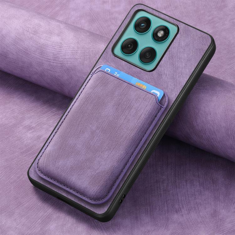 For Motorola Moto Edge 60 Fusion Retro Leather Card Bag Magnetic Phone Case