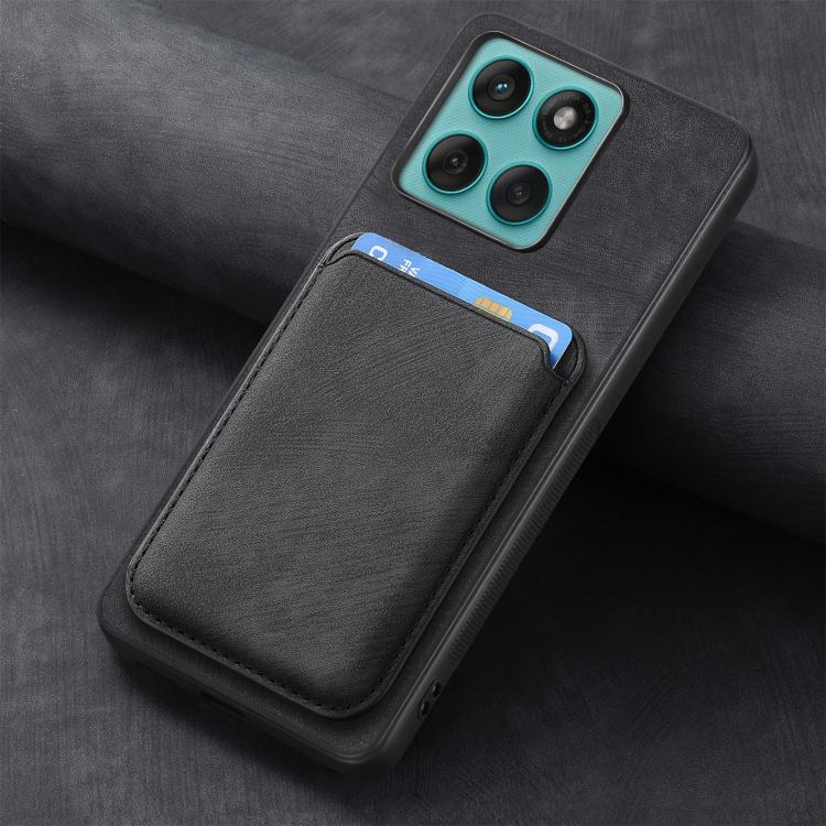 For Motorola Moto Edge 60 Fusion Retro Leather Card Bag Magnetic Phone Case