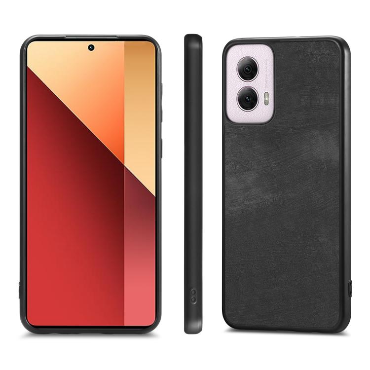 For Motorola Moto G Power 5G 2024 Vintage Leather PC Back Cover Phone Case