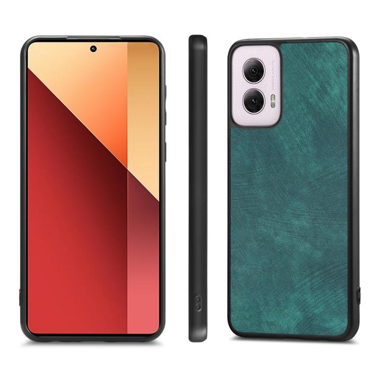 For Motorola Moto G Power 5G 2024 Vintage Leather PC Back Cover Phone Case