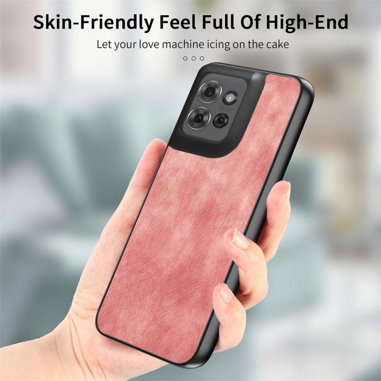 For Motorola Moto G Power 2025 5G Vintage Leather PC Back Cover Phone Case