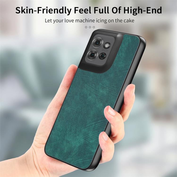 For Motorola Moto G Power 2025 5G Vintage Leather PC Back Cover Phone Case