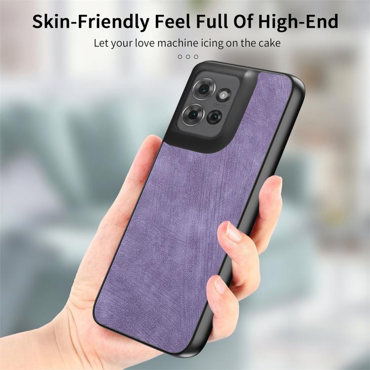 For Motorola Moto G Power 2025 5G Vintage Leather PC Back Cover Phone Case