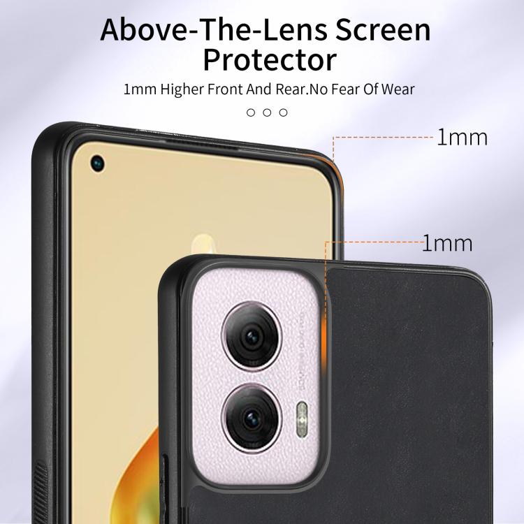 For Motorola Moto G Power 2024 5G Retro Skin-feel Ring Card Wallet Phone Case