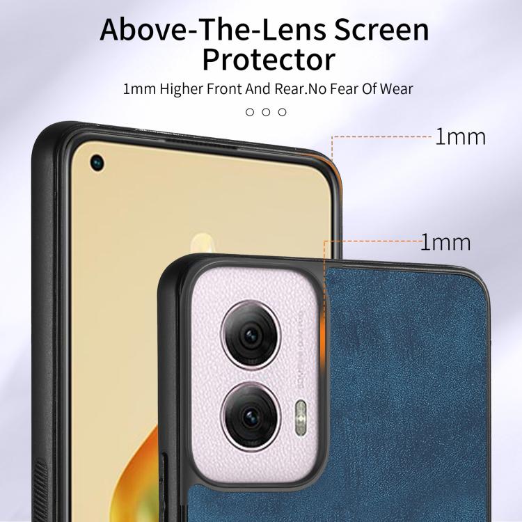 For Motorola Moto G Power 2024 5G Retro Skin-feel Ring Card Wallet Phone Case