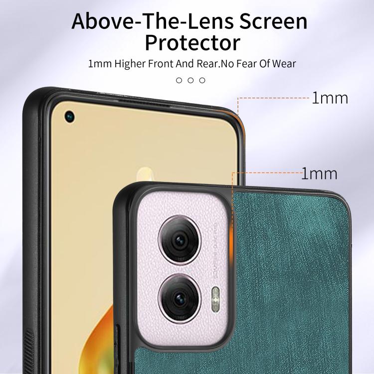 For Motorola Moto G Power 2024 5G Retro Skin-feel Ring Card Wallet Phone Case