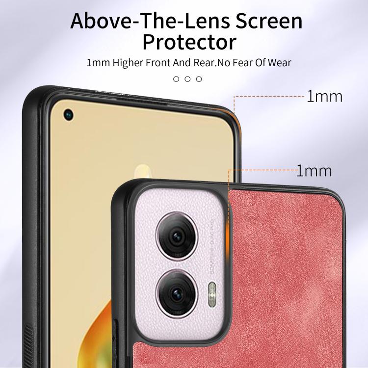 For Motorola Moto G Power 2024 5G Retro Skin-feel Ring Card Wallet Phone Case