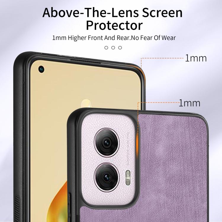 For Motorola Moto G Power 2024 5G Retro Skin-feel Ring Card Wallet Phone Case