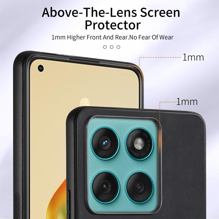 For Motorola Moto Edge 60 Fusion Retro Skin-feel Ring Card Wallet Phone Case