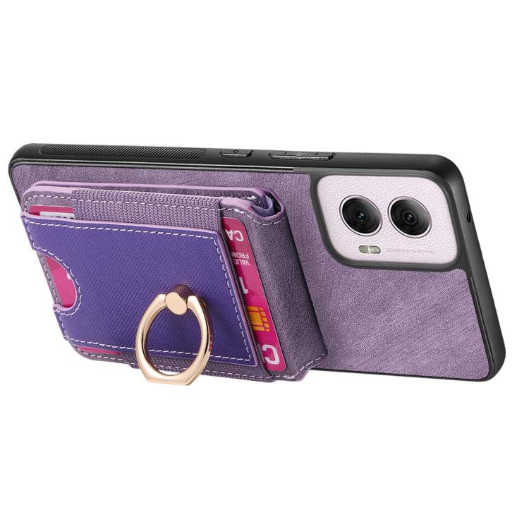 For Motorola Moto G Power 5G 2024 Retro Splitable Magnetic Stand Card Bag Leather Phone Case