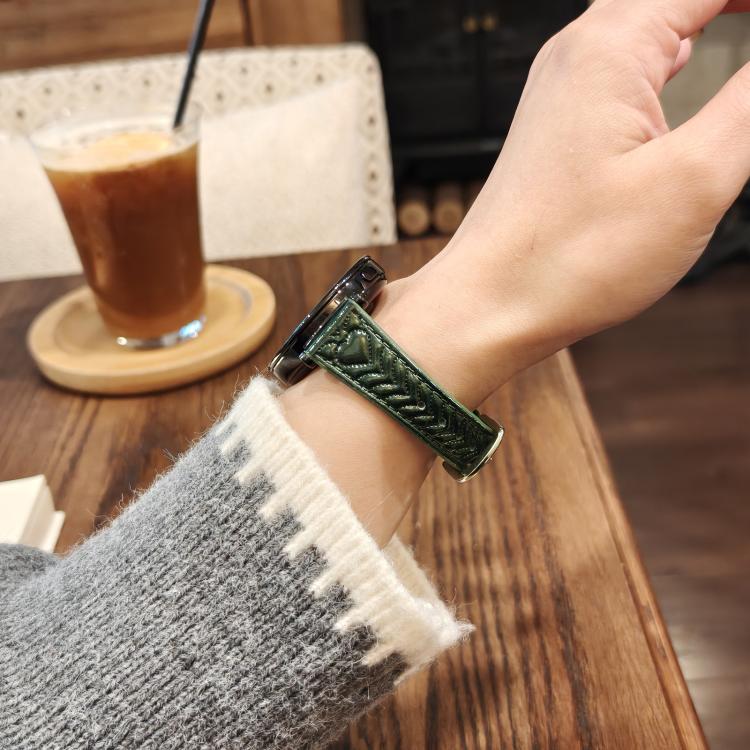 For Redmi Watch 5 Active Heart-Shaped Embossed 22mm Leather Watch Band