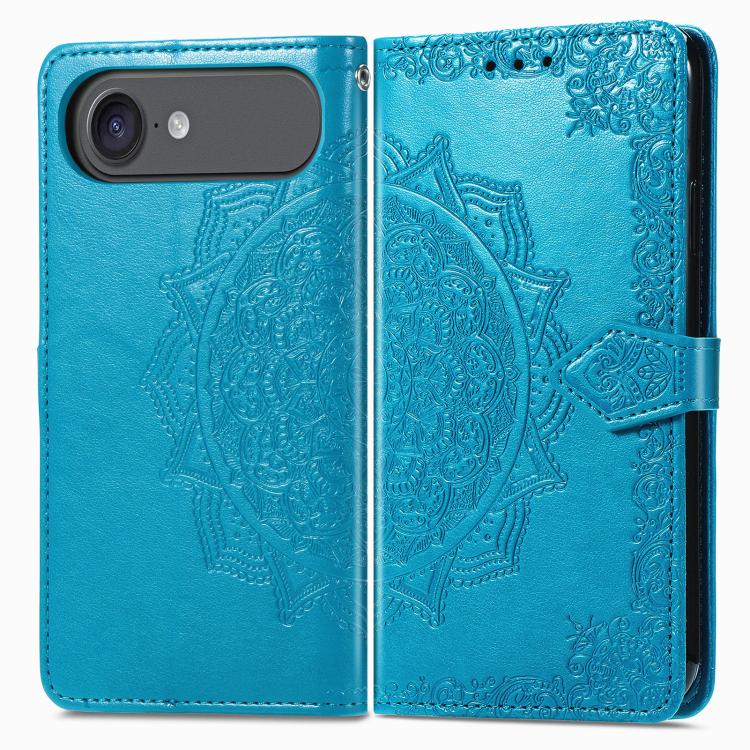 For iPhone Air Mandala Flower Embossed Leather Phone Case