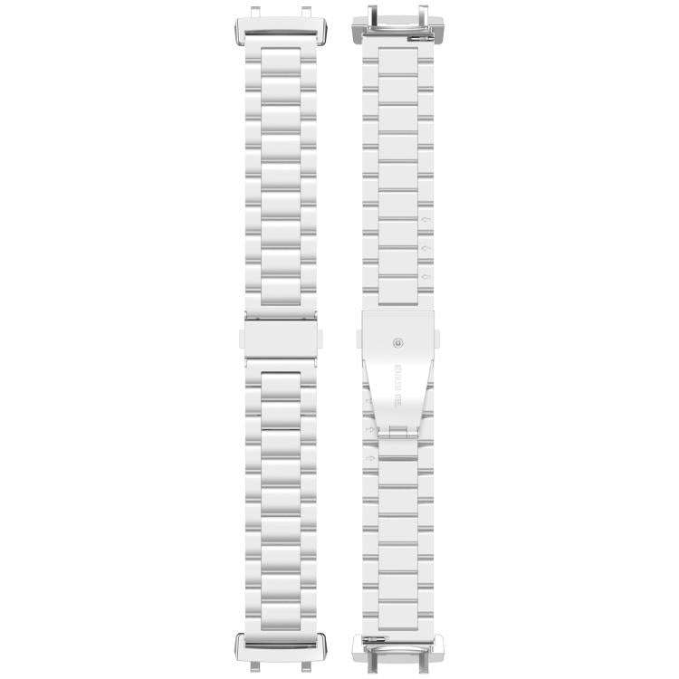 For Amazfit T-REX 3 Three Beads Stainless Steel Metal Watch Band