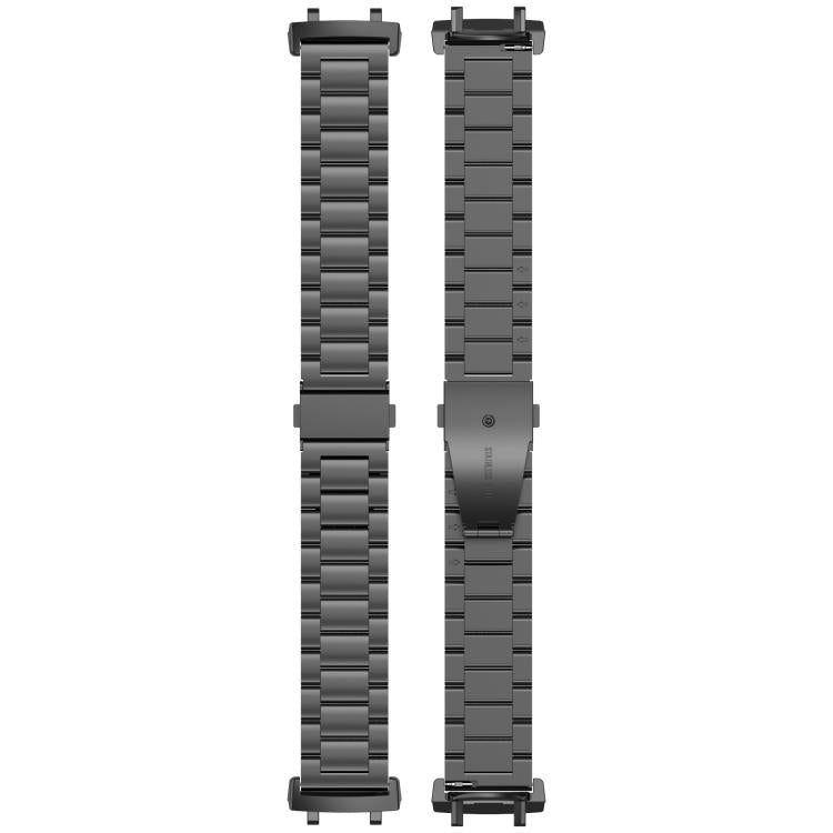 For Amazfit T-REX 3 Three Beads Stainless Steel Metal Watch Band