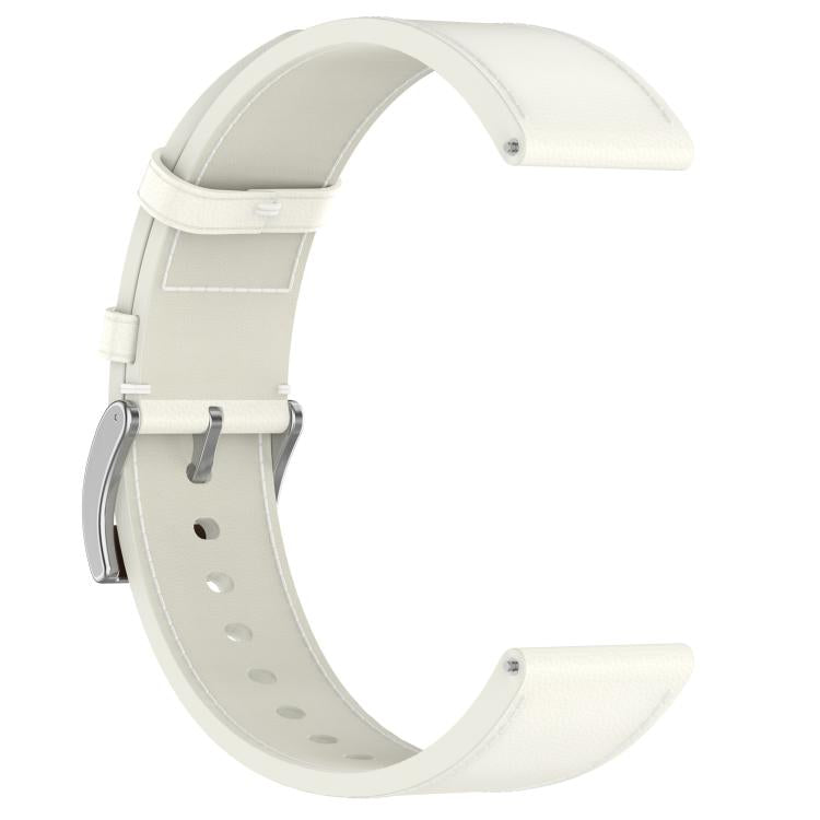 For Huawei Watch GT 5 46mm Press Button 22mm Leather Watch Band