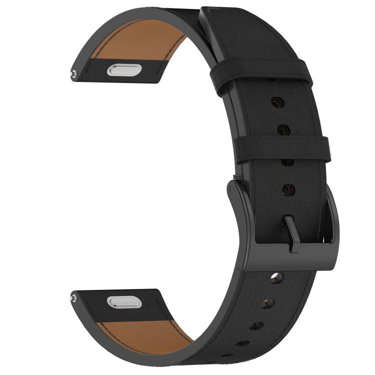 For Huawei Watch GT 5 46mm Press Button 22mm Leather Watch Band