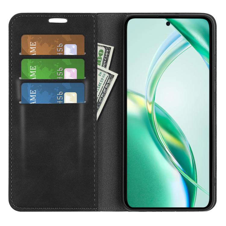 For Honor 200 Smart Retro-skin Magnetic Suction Leather Phone Case