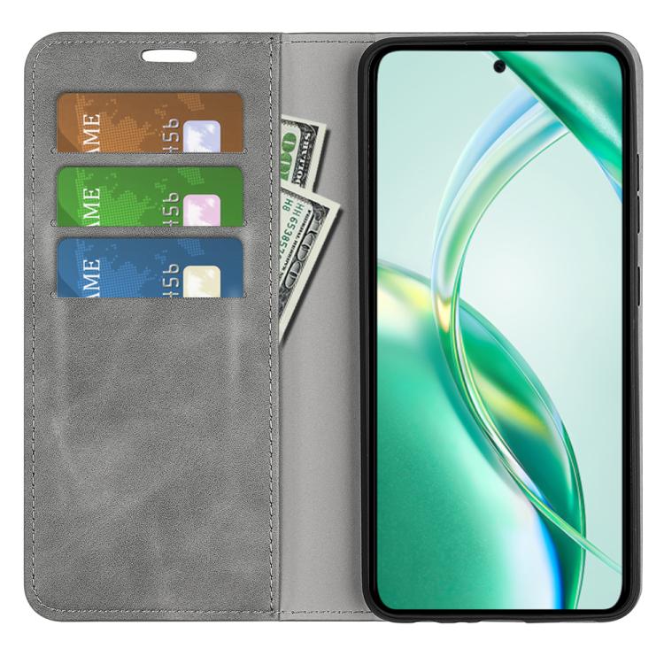 For Honor 200 Smart Retro-skin Magnetic Suction Leather Phone Case