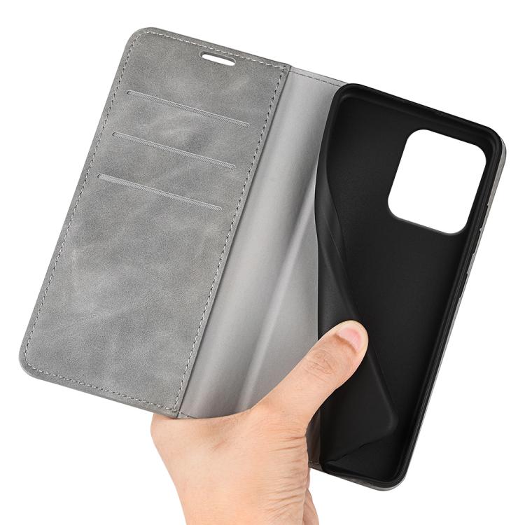 For Honor 200 Smart Retro-skin Magnetic Suction Leather Phone Case
