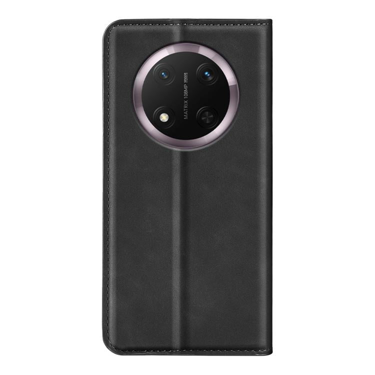 For Honor X9c Retro-skin Magnetic Suction Leather Phone Case