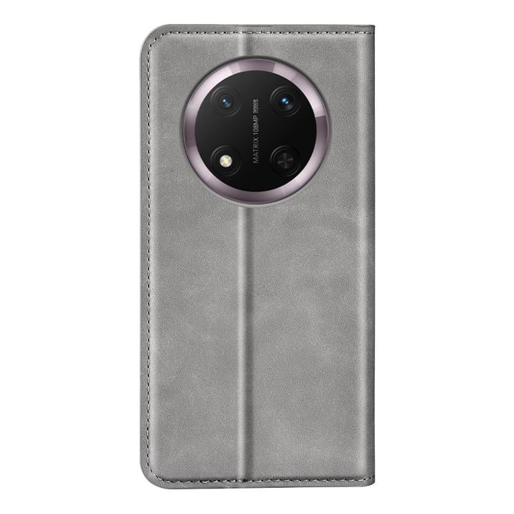 For Honor X9c Retro-skin Magnetic Suction Leather Phone Case